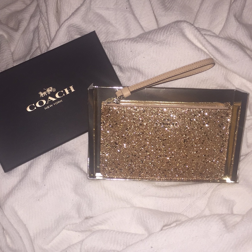 COACH Star Glitter wristlet -